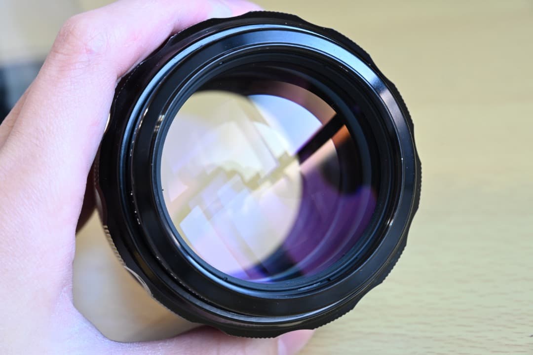 美品 NIKKOR-H Auto 85mm F1.8 分解清掃済み
