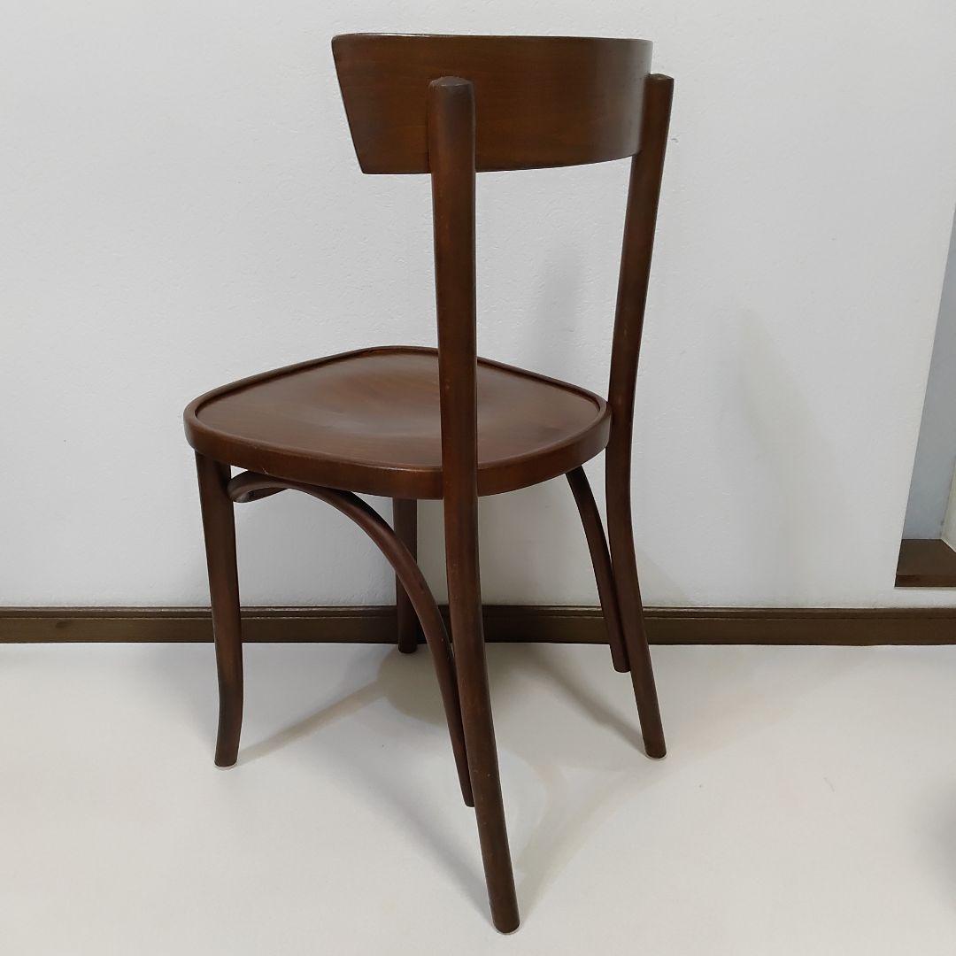 ② フランス アンティーク レストラン ウッドチェア 曲げ木 ベントウッドチェア