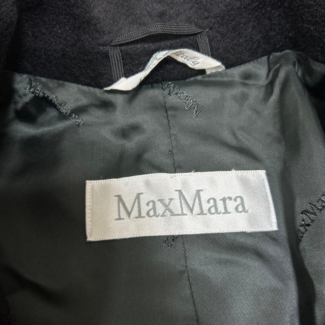 ♦︎新品同様♦︎MaxMara♦︎マックスマーラ♦︎ブラック♦︎カシミヤ♦︎ピーコート♦︎13