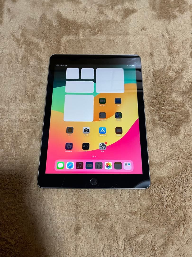 iPad 第6世代32GBWifiモデルバッテリー93％良品