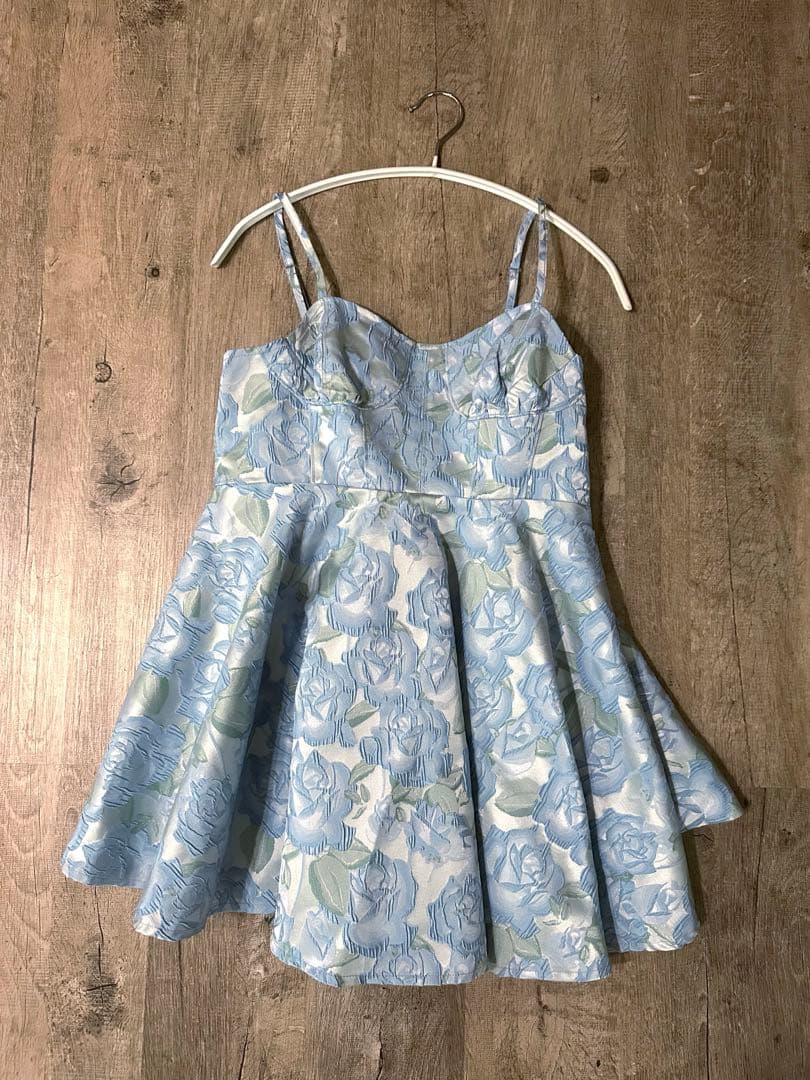 【上下セット】POPPY JACQUARD FLARE CAMI TUNIC