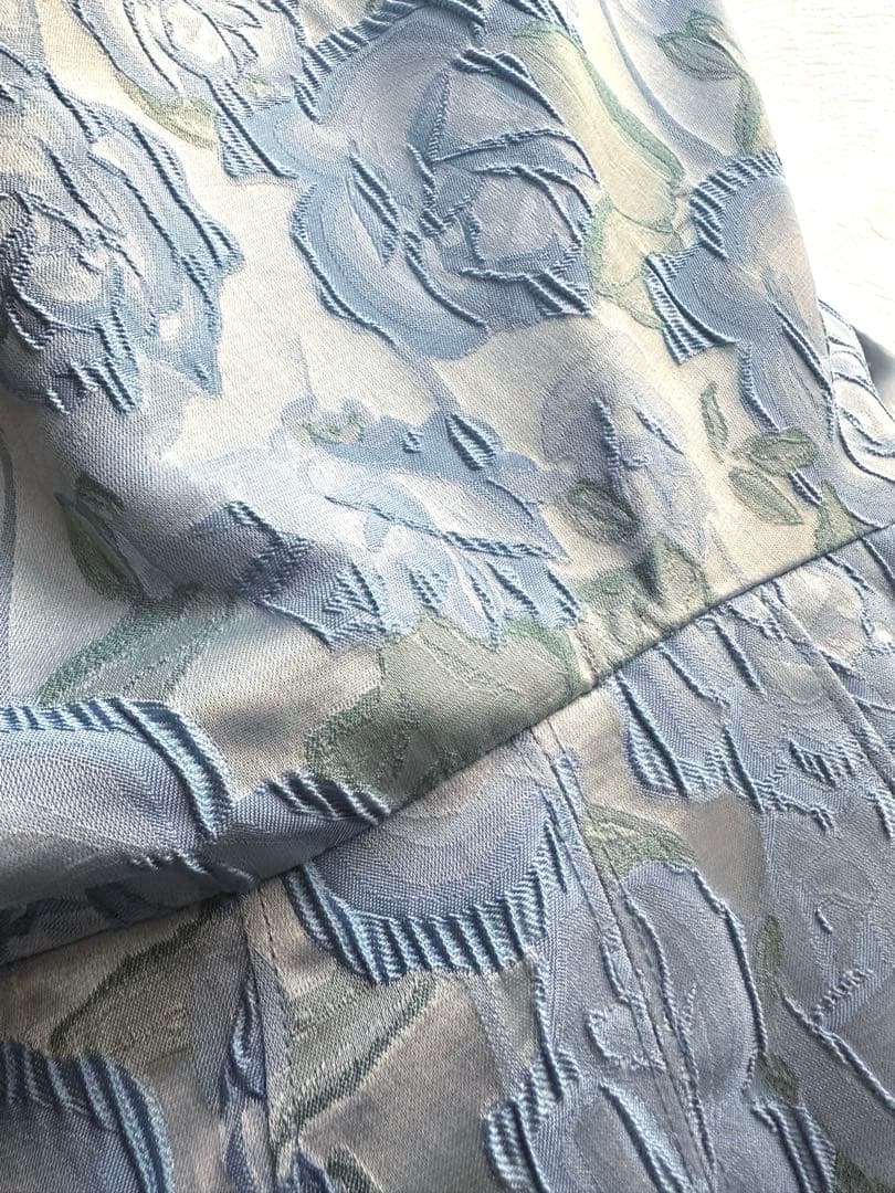 【上下セット】POPPY JACQUARD FLARE CAMI TUNIC