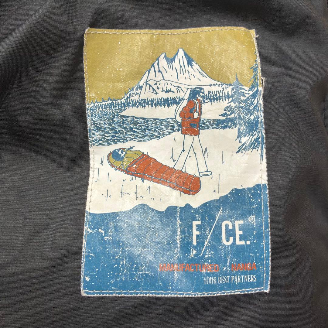 F/CE. × NANGA N-3B ダウン ジャケット ブルゾン ブラック M