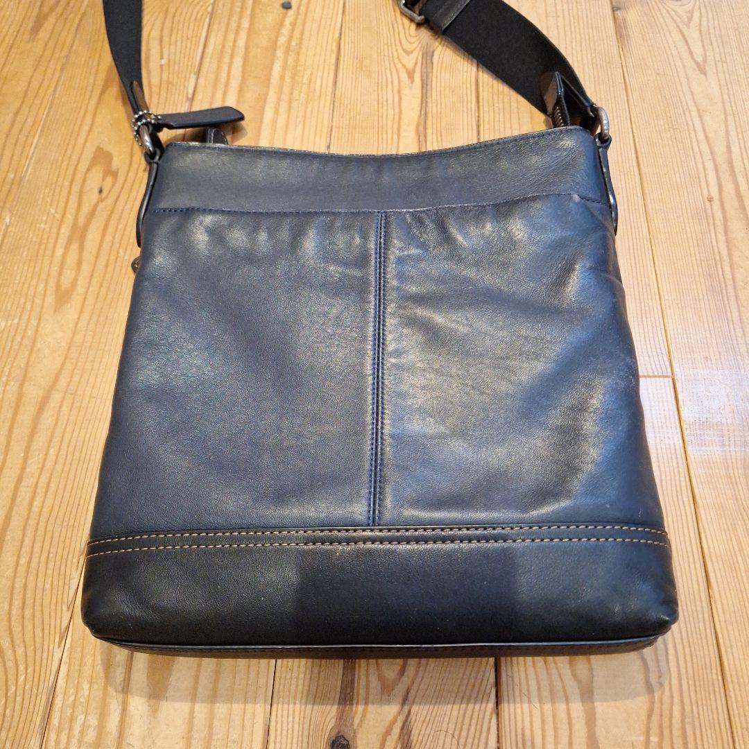 ロペ　COACH ネイビー ショルダーバッグ