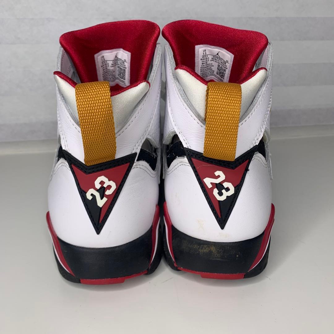 Jordan エアジョーダン 7 ホワイト/レッド/ブラック