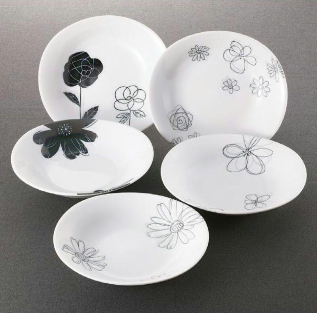 【新品未使用】renoma　いろんなお皿3種類×5枚　合計15枚セット