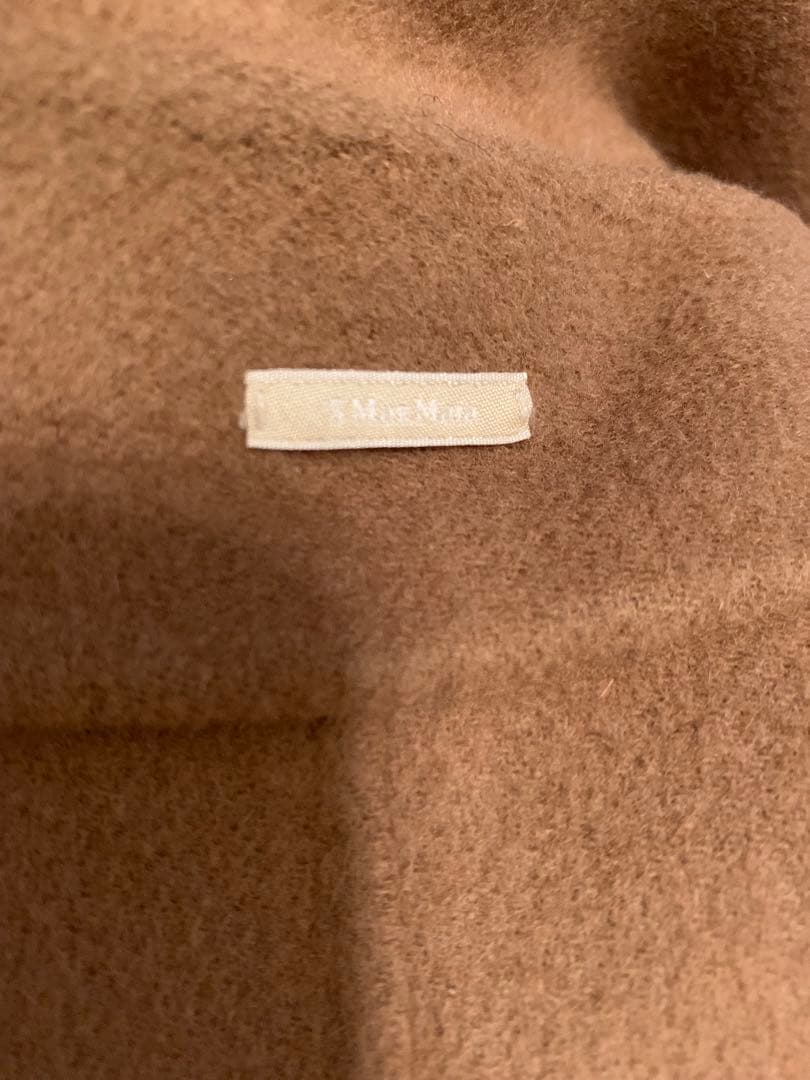 S Max Mara エスマックスマーラ ダブルブレスト ピーコートキャメル