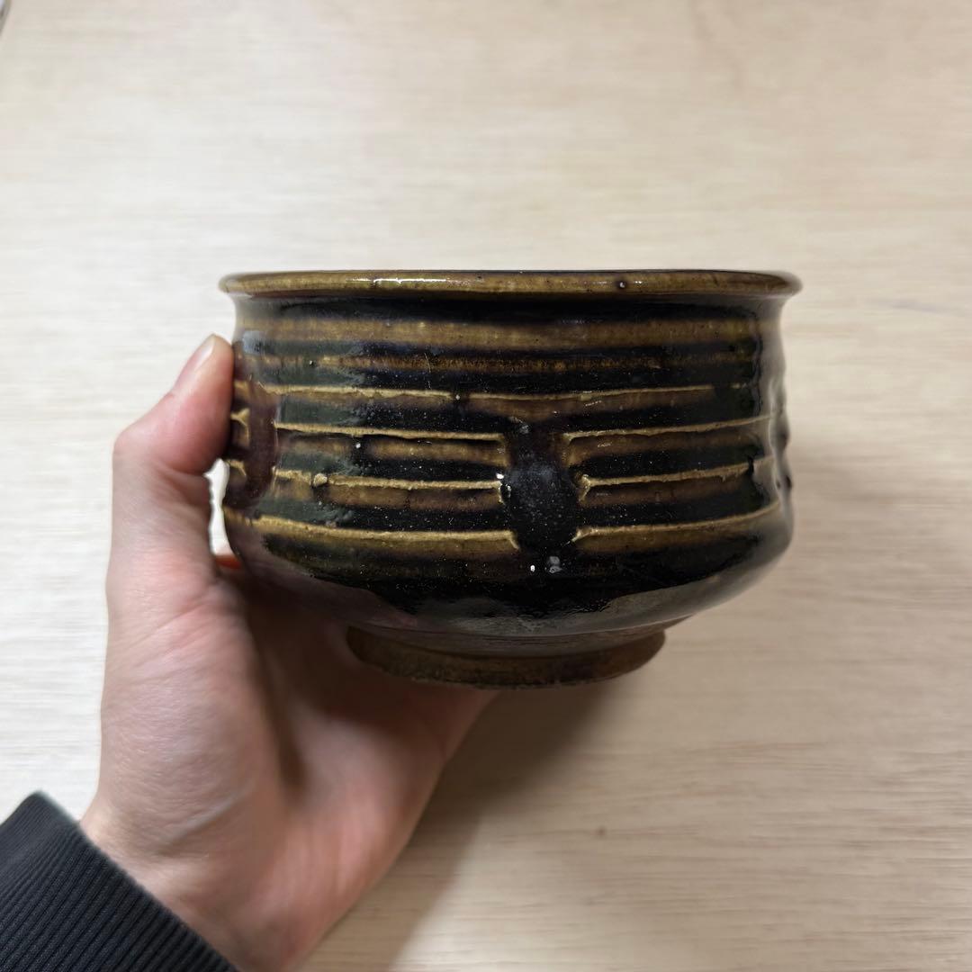 古瀬戸 美濃 拳骨茶碗 大茶碗 香炉 江戸時代 古美術 骨董 民藝 茶道具 志野