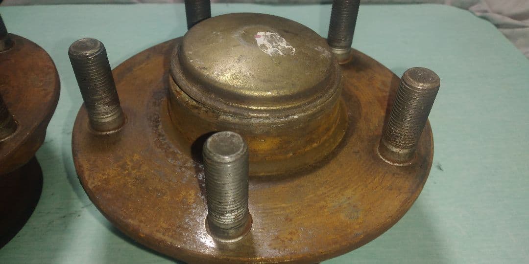 s１３シルビア　１８０ＳＸ系 五穴化に　Ｓ１４シルビアフロントハブ　セット　現状