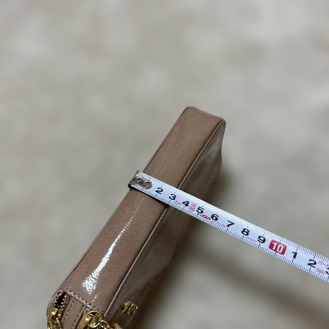 ATAO アタオ アミュレット ローズクォーツ ショルダーウォレット エナメル