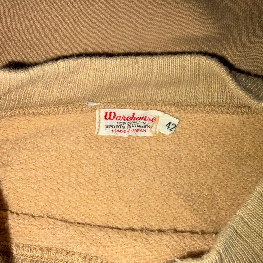 ウエアハウス U.S. ARMY ベージュ トレーナー 42／L
