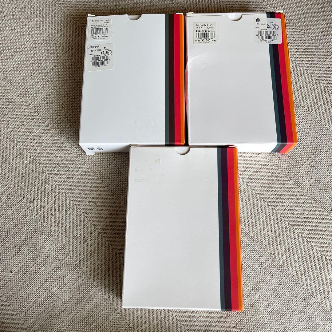 ポールスミスメンズニットトランクス3枚セットL