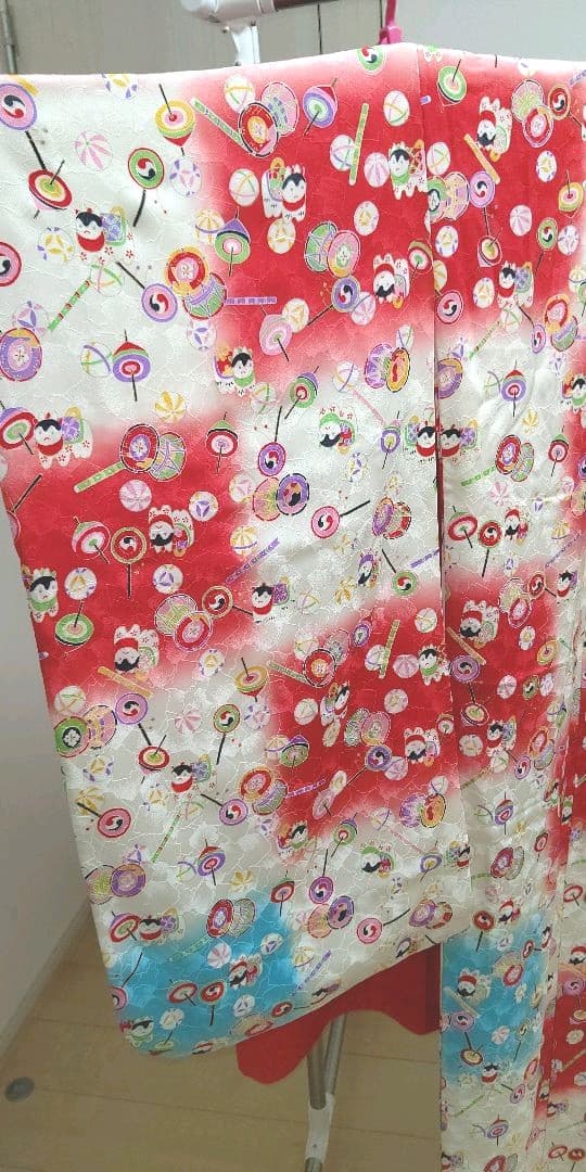 七五三 七歳 着物(レトロ)