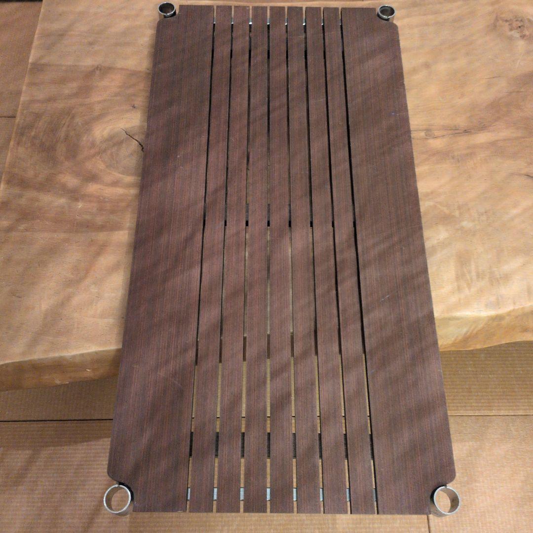 ホームエレクター　ブランチシェルフ　ダークブラウン　2枚セット