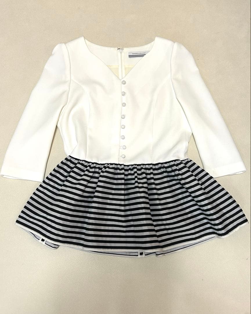 み*ー様 BORDERS at BALCONY フレアブラウス 38