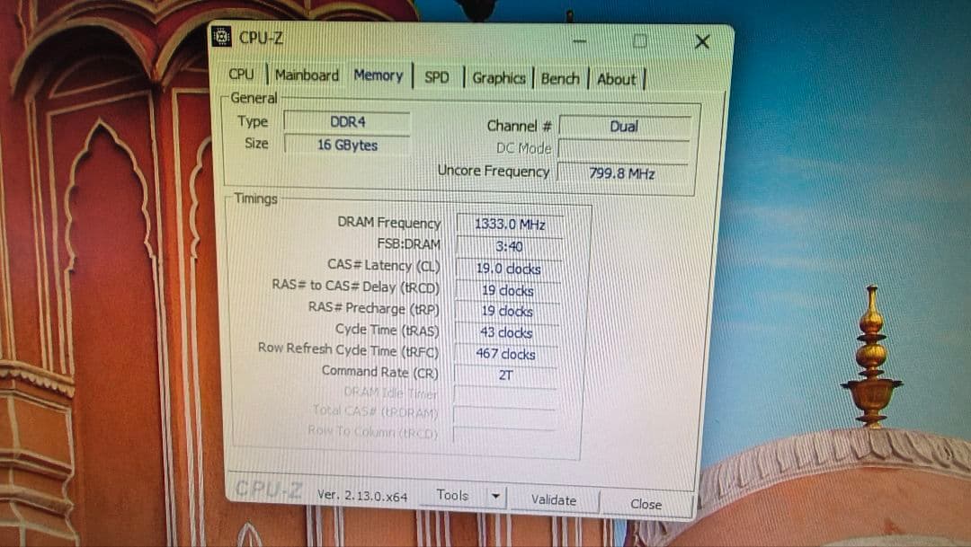 DDR4 8GBx2枚 16GB pc4-2666 動作確認済み ⑪