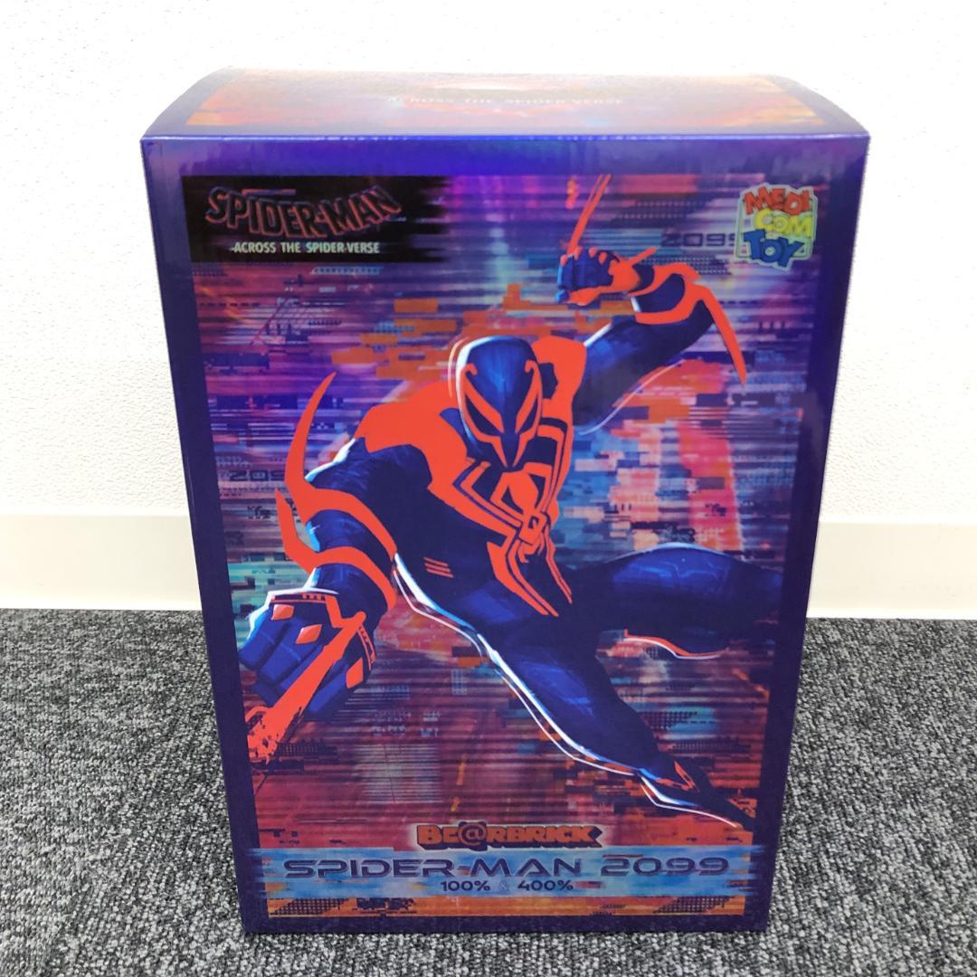 【新品未開封】BS050/ベアブリック/スパイダーマン2099/100%400%