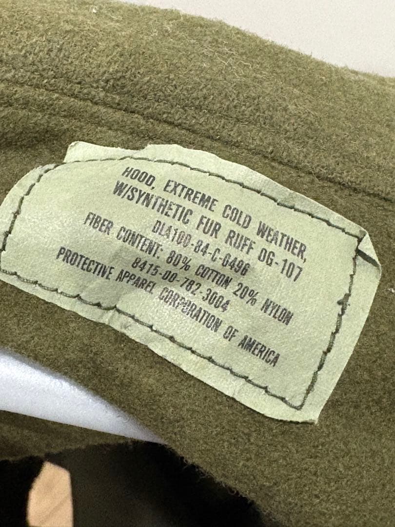 貴重サイズ　状態良好　80s M65 フィッシュテールパーカー フルセット XS