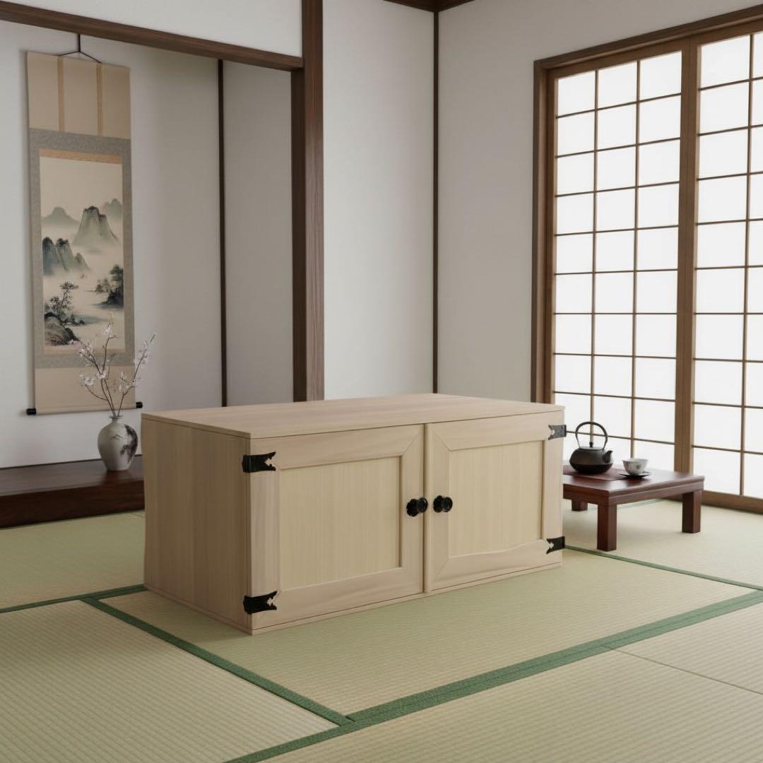 桐箪笥　家具　桐ダンス4段収納桐箱 衣装箱 着物・和服・衣装　桐ダンス 箪笥