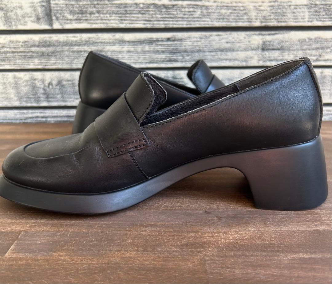 CAMPER Trisha ミッドヒール　ローファー　ブラック　カンペール　23