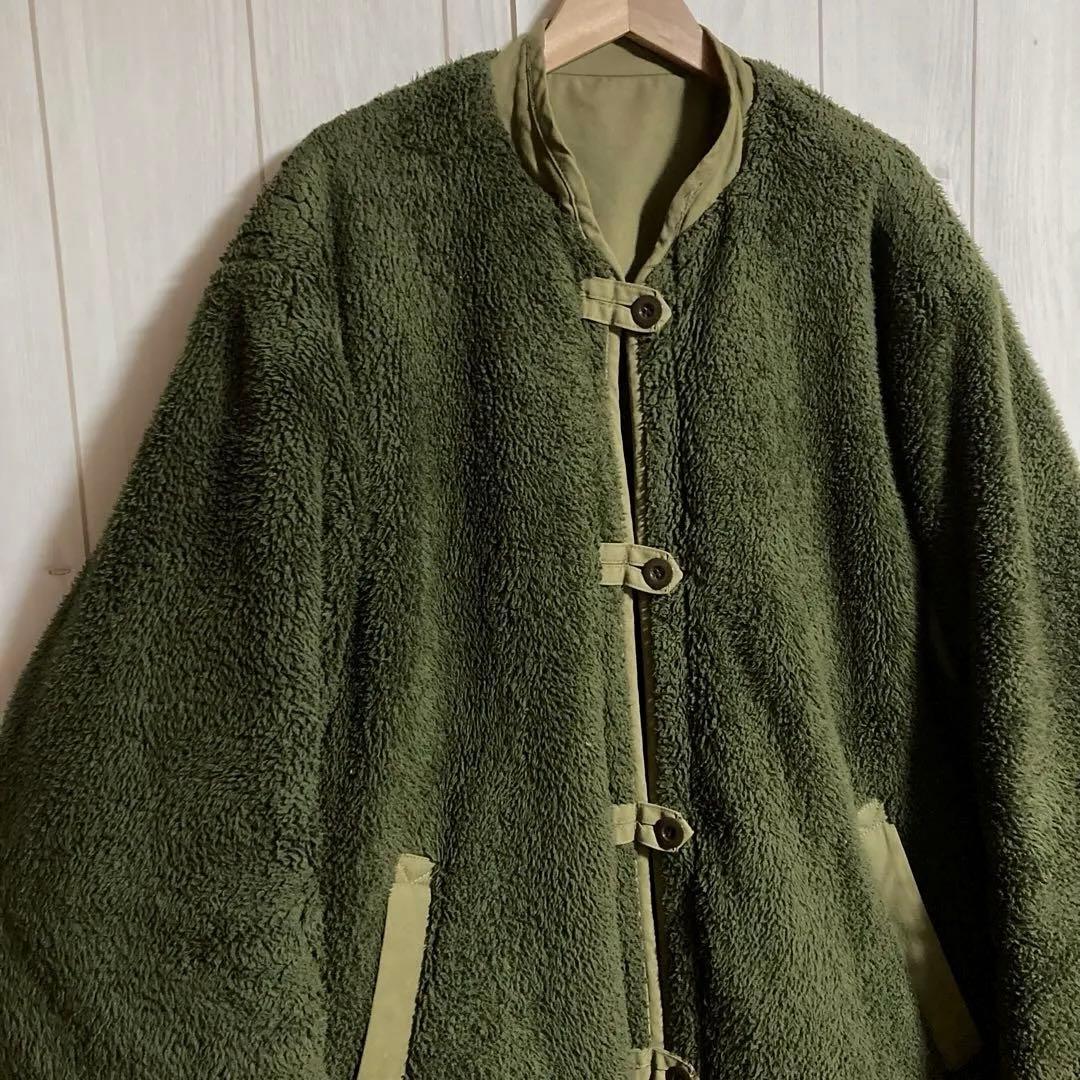 極上ARMY TWILLリバーシブルミリタリーボアフィールドコートM-65USA