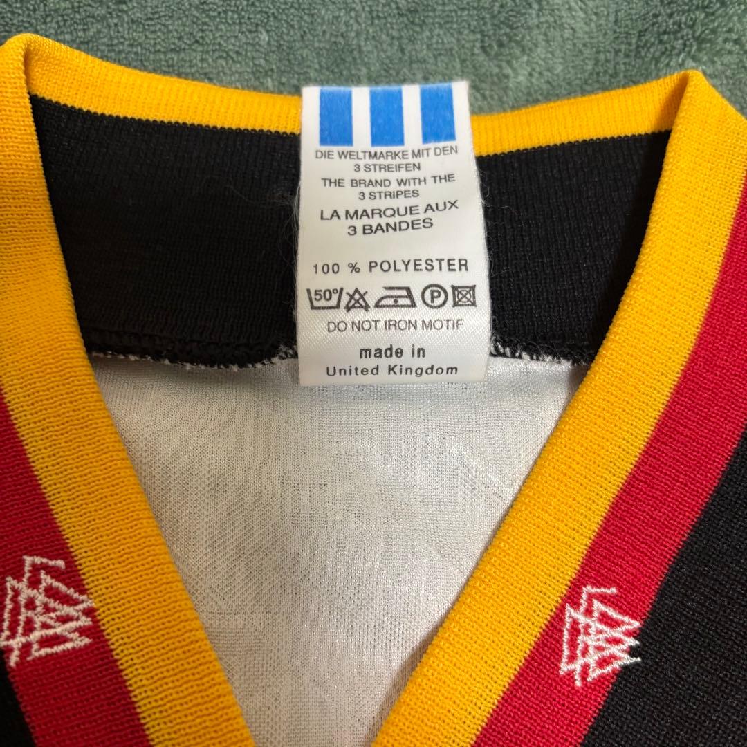 【1990年W杯】西ドイツ代表 ホーム ユニフォーム adidas 英国製 L