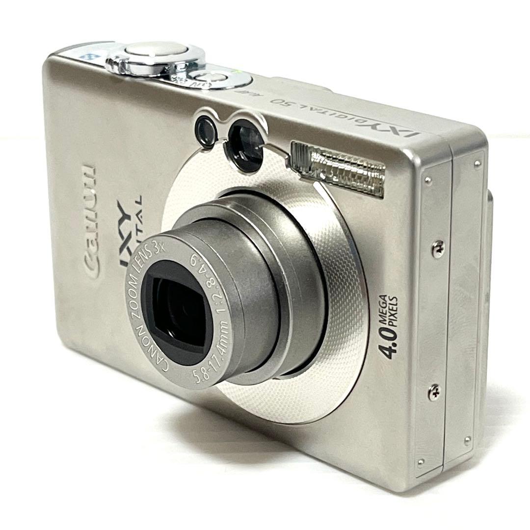 【美品】キャノン IXY DIGITAL 50 Canon シルバー