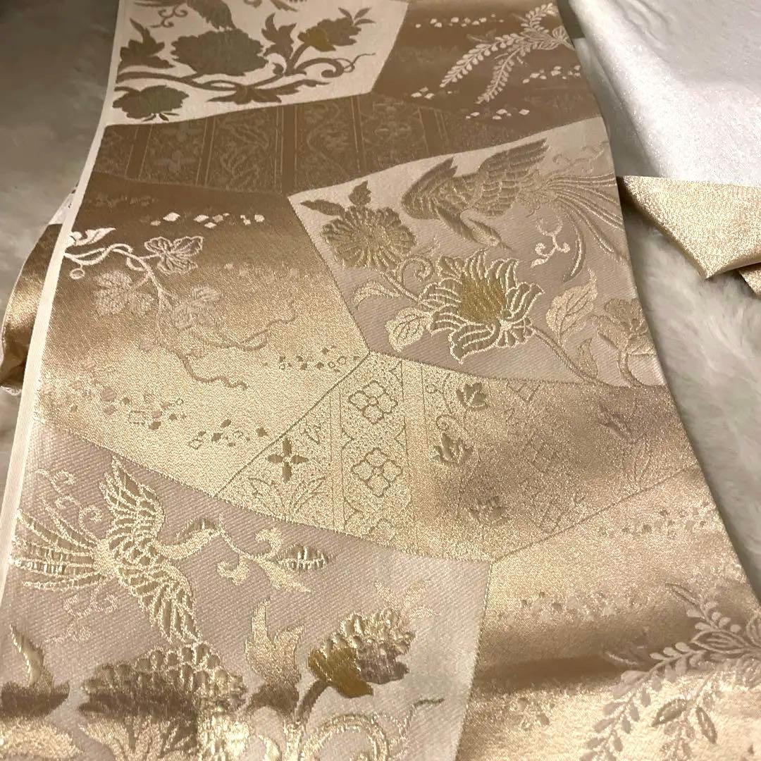 24金箔ふくれ織新品未使用帯2枚セット