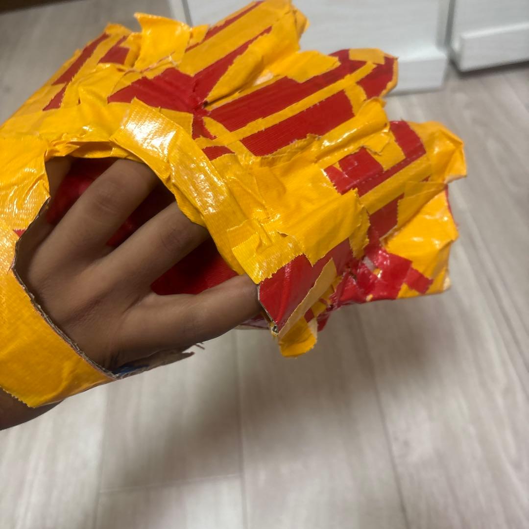 赤い野球グローブ　オールラウンド用 軟式不可ONA son