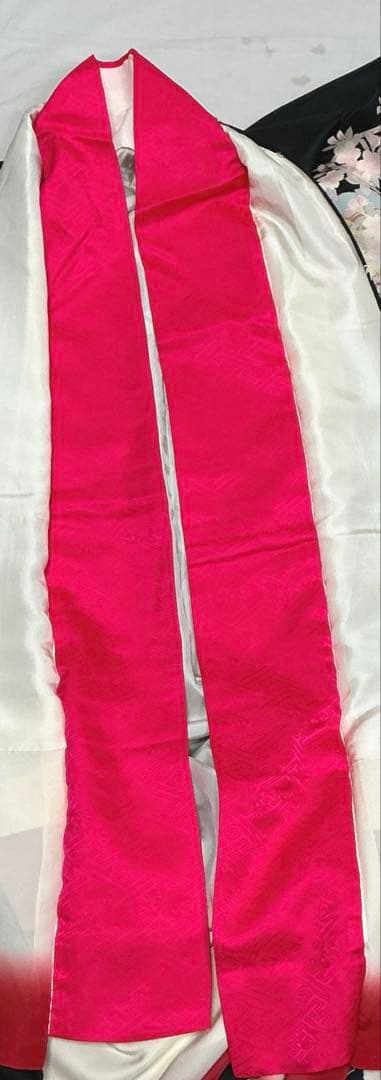 b231 正絹　振袖　友禅　金銀彩　伊達衿付　着物