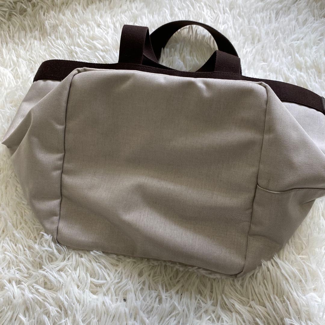 【極美品】エルベシャプリエ　マスティック × モカ　ハンドバッグ　レザー