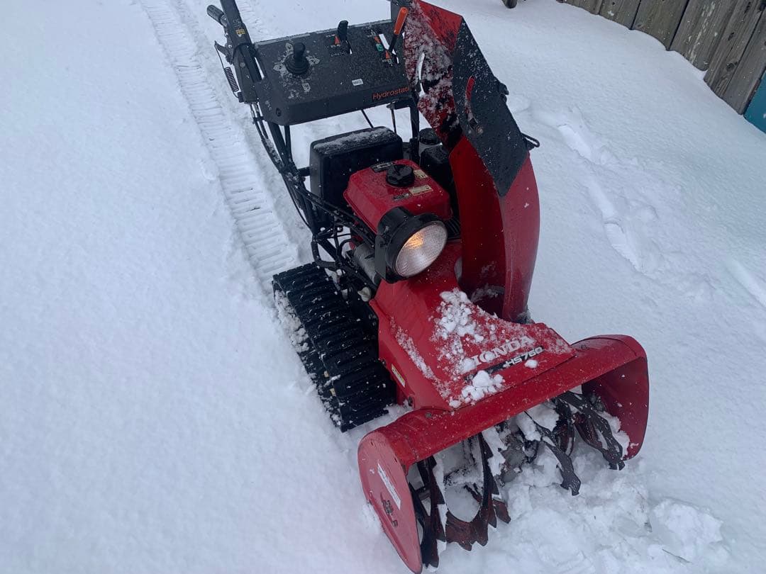 ホンダ HS760 除雪機 一連の動作確認済み