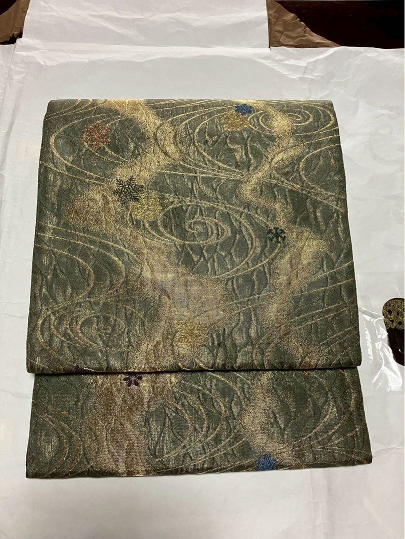 染色作家草野一騎　袋帯