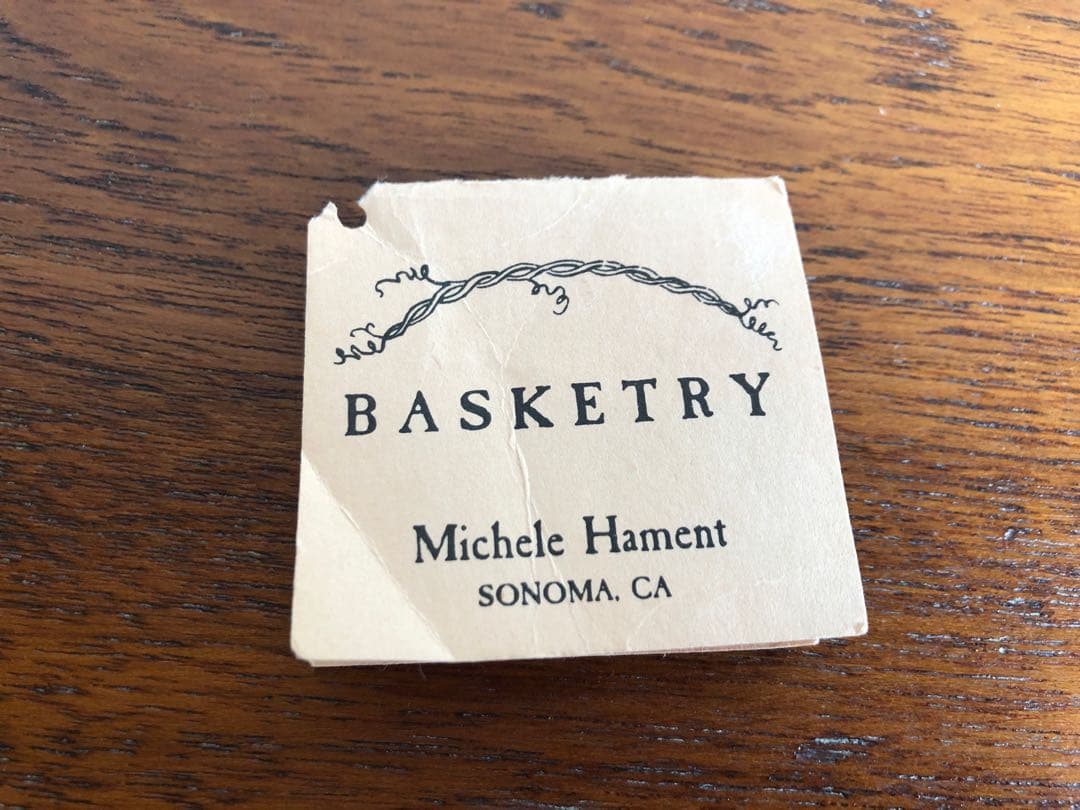 アメリカ カリフォルニア　かご２点セット