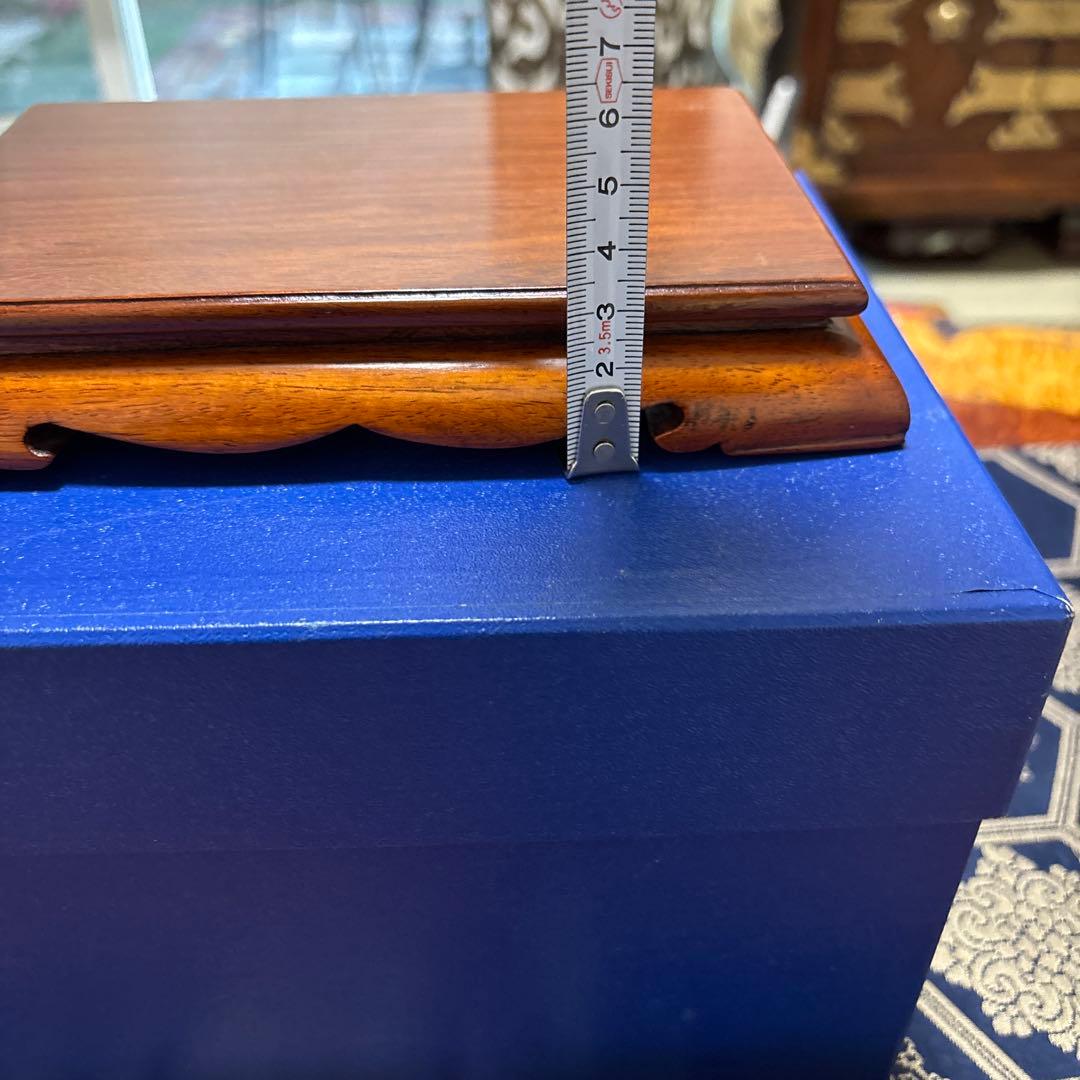 台座四点青い箱付き