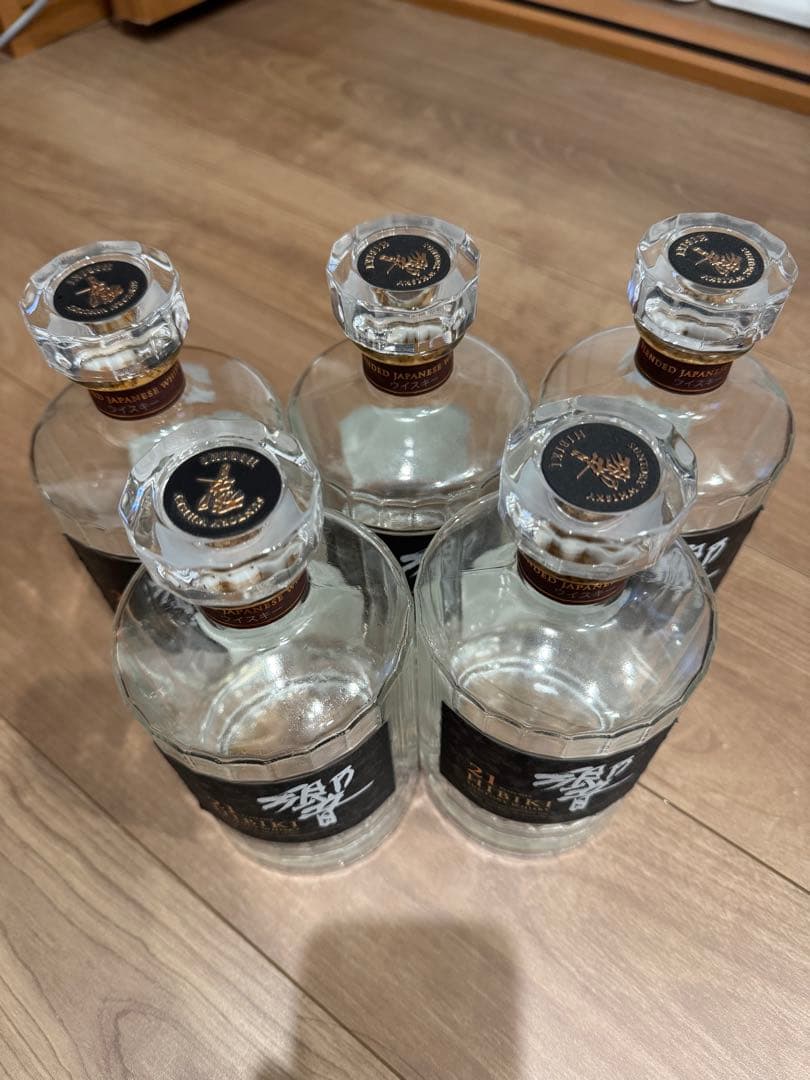 響21年　空瓶5本セット