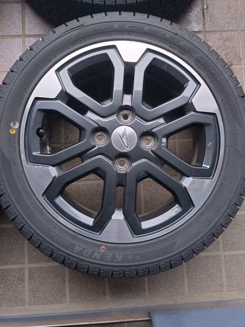 メ*6様 ダイハツ　ウェイク　純正ホイール　スタッドレスタイヤ付き！