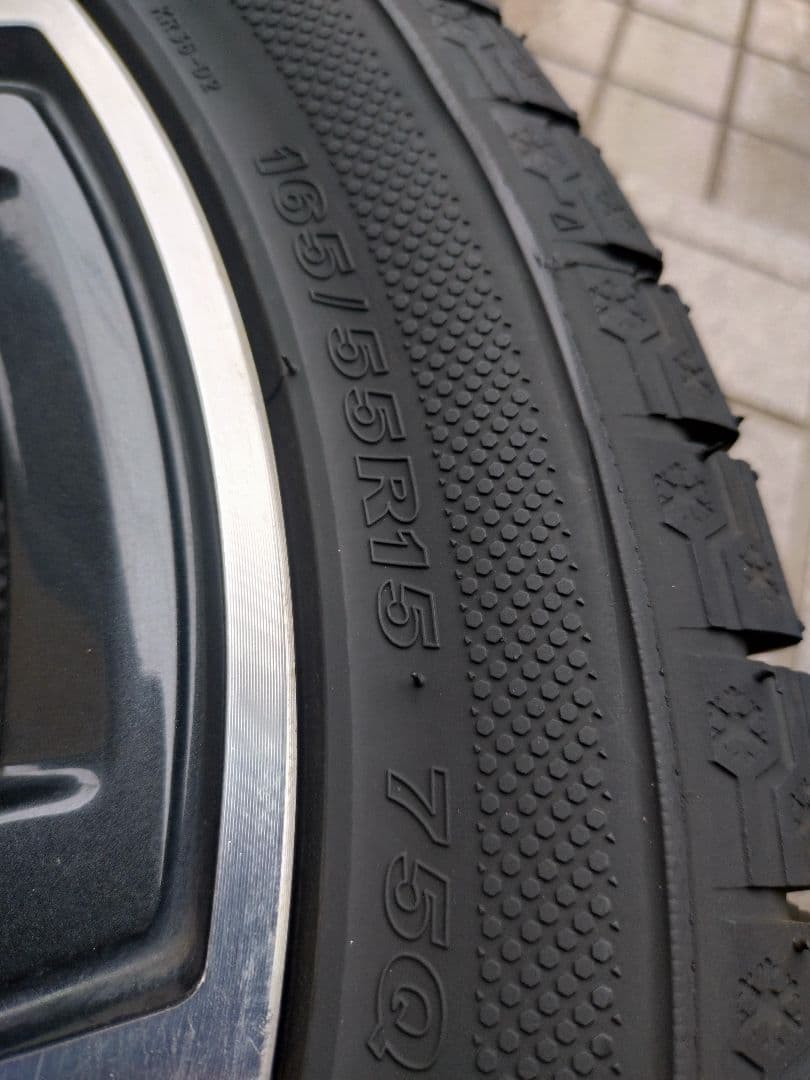 メ*6様 ダイハツ　ウェイク　純正ホイール　スタッドレスタイヤ付き！