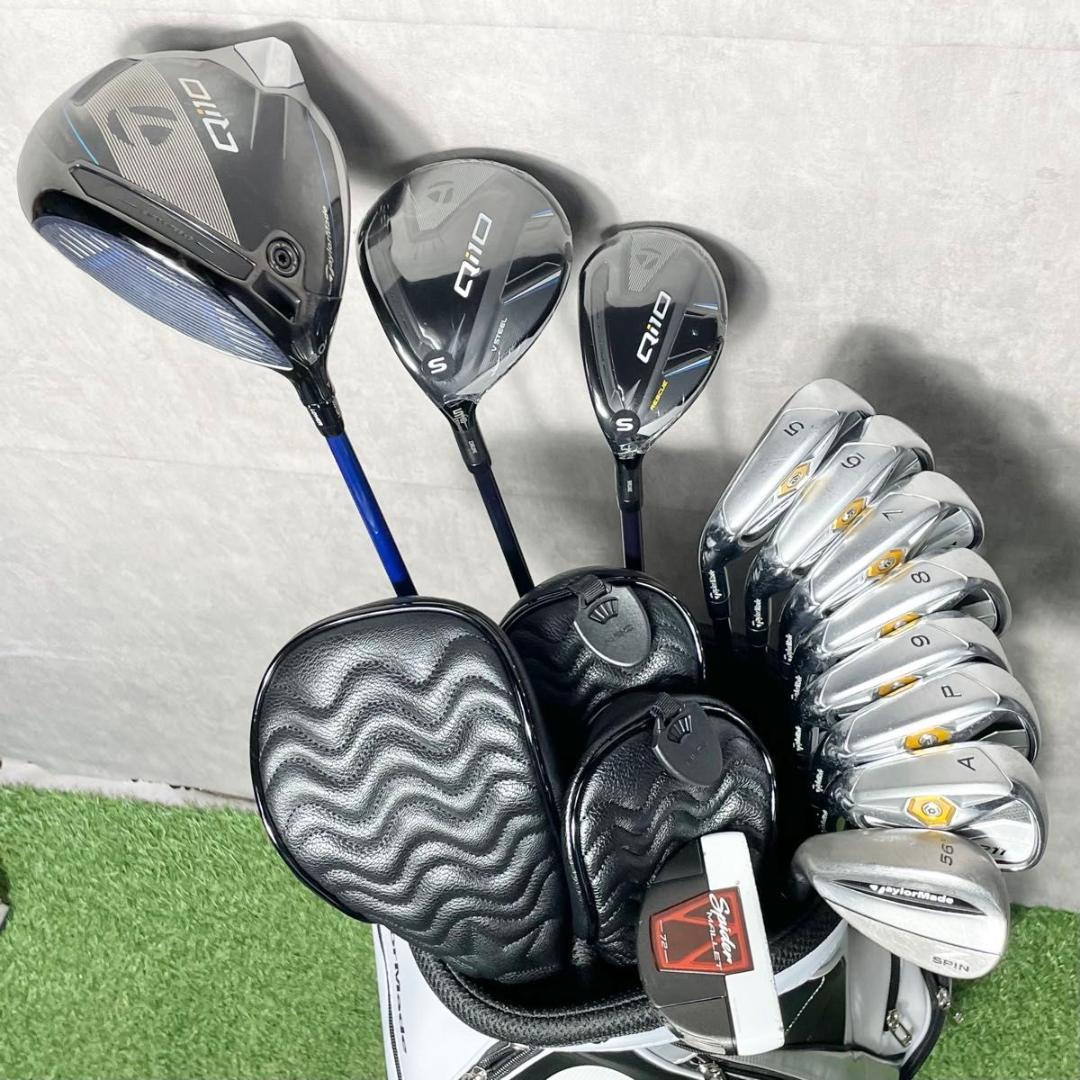 【レフティ/CB新品】テーラーメイド Qi10 ゴルフクラブセット 12本 左用