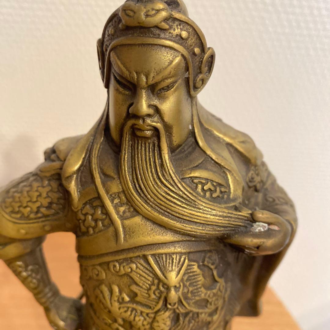 【開運】関羽　置物　三国志　関聖帝君