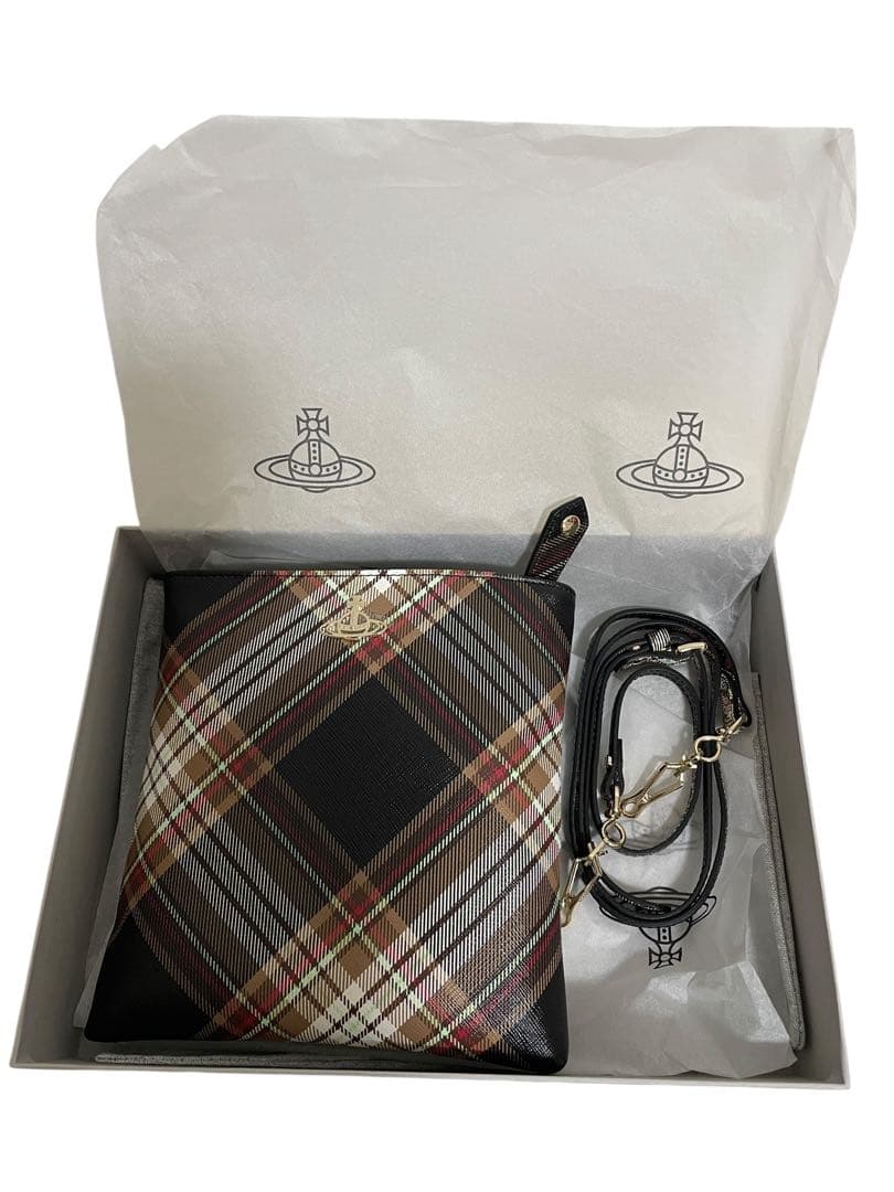 お*読様 vivienne westwood ショルダーバッグ タータンチェック