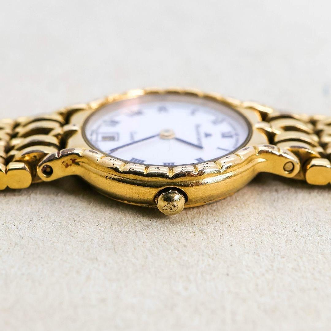 稼働 モーリスラクロア 腕時計 ローマン デイト ゴールド レディース1433