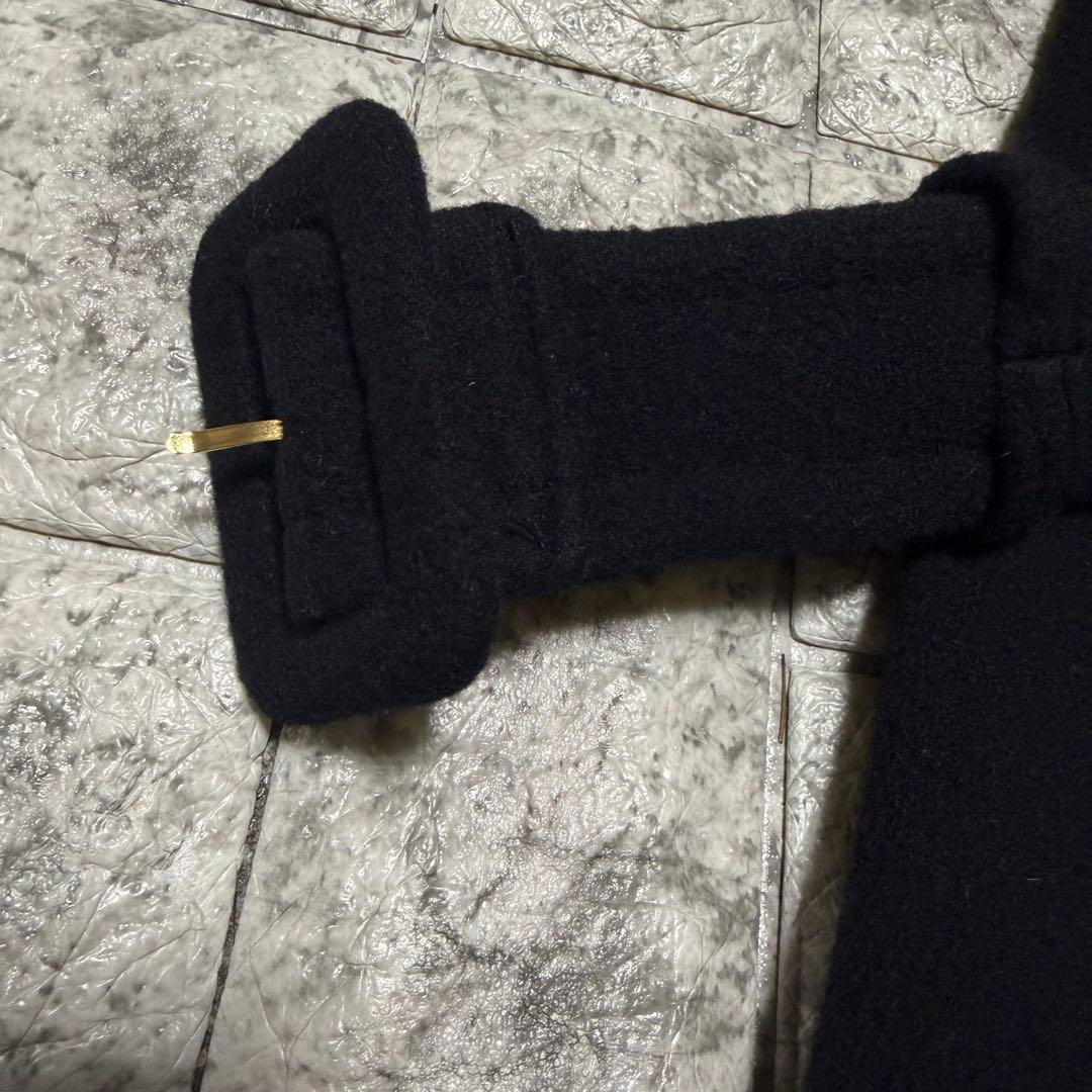 【美品】EPOCA エポカ　ロングベルテットコート　ウール100% 日本製