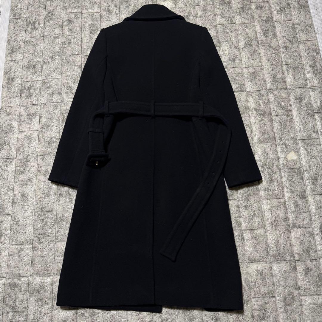 【美品】EPOCA エポカ　ロングベルテットコート　ウール100% 日本製