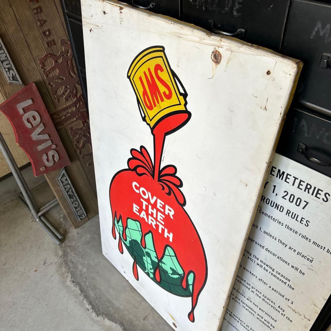 【116㎝】U.S.A ヴィンテージ 看板 Sherwin Williams