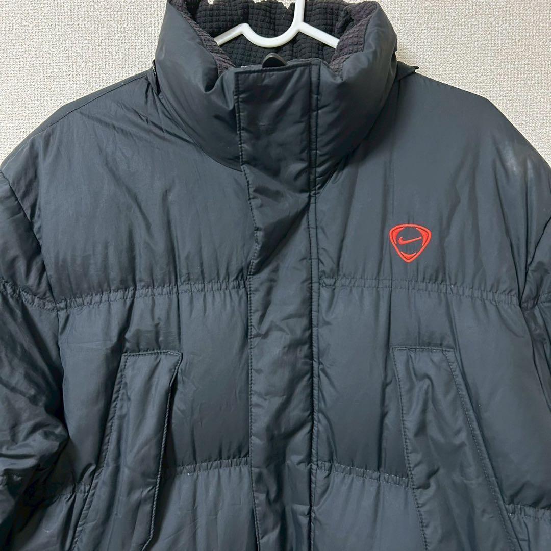 ナイキ【XL】ロングダウンコート　ベンチコート　軽量　ブラック　スポーツ　秋冬