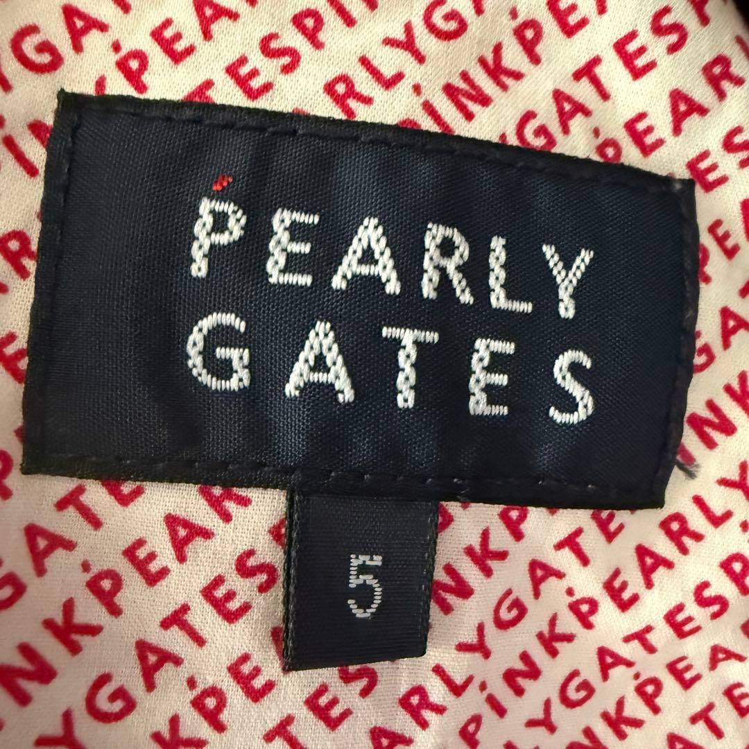 現行モデル　美品　パーリーゲイツ　パンツ　黒　L〜XL相当 コットン素材　5