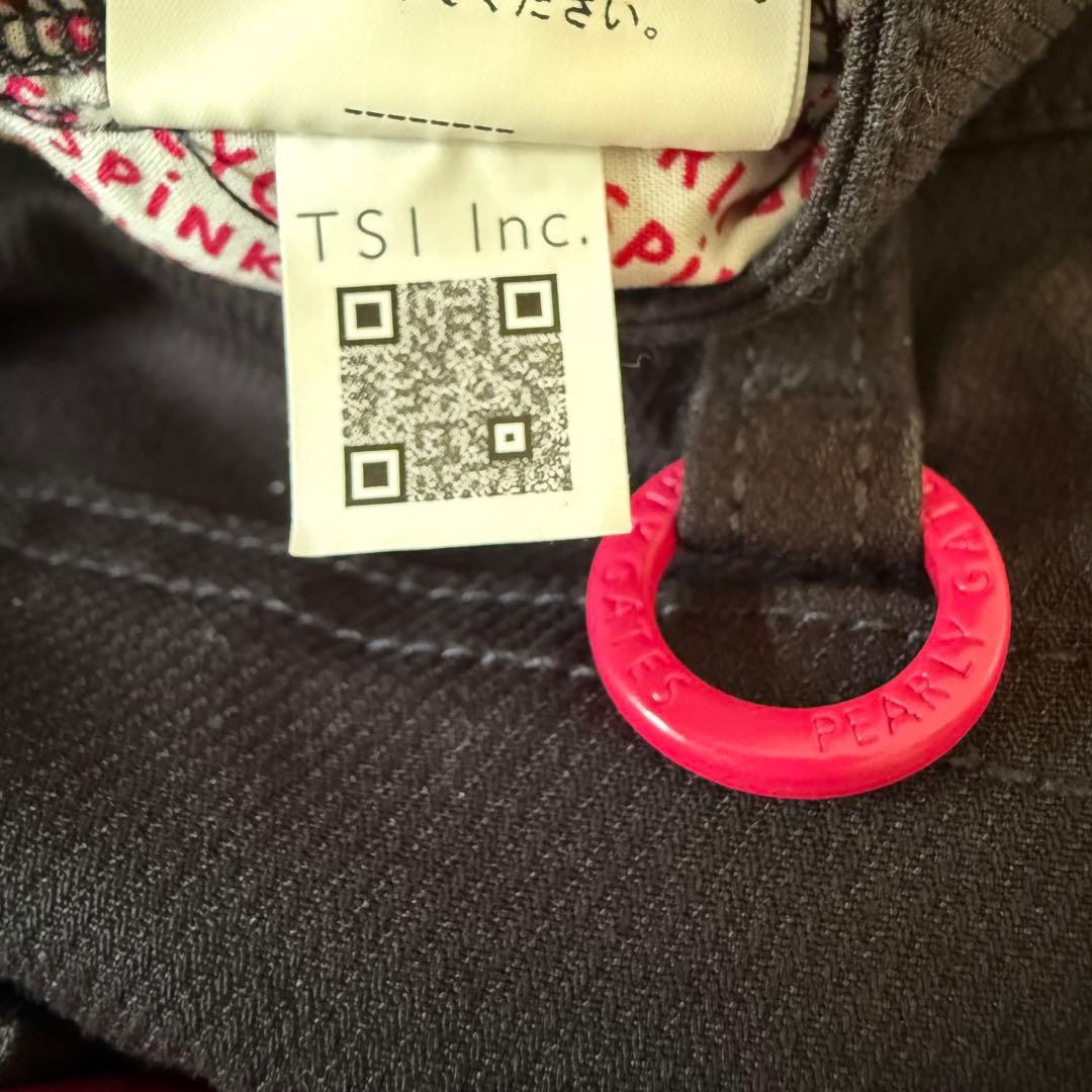 現行モデル　美品　パーリーゲイツ　パンツ　黒　L〜XL相当 コットン素材　5