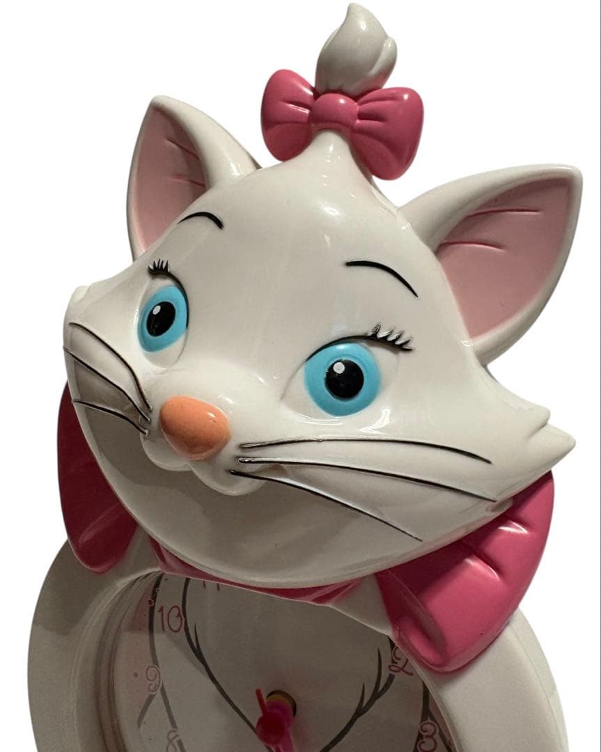 ディズニー おしゃれキャット マリー 2way 壁掛け 置き時計 振り子 時計