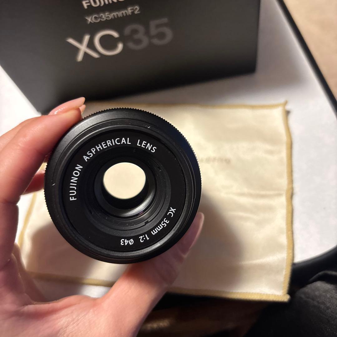 xc35mm f2 FUJIFILM レンズフード付き
